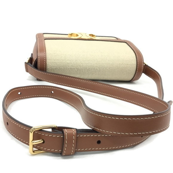 Celine Triomphe Shoulder Bag Brown - Picture 8 of 16